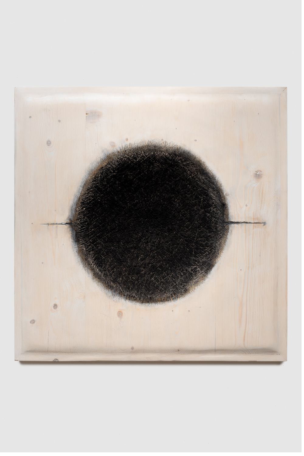 Wood N°11 (Charcoal with black circle) Martin Mas