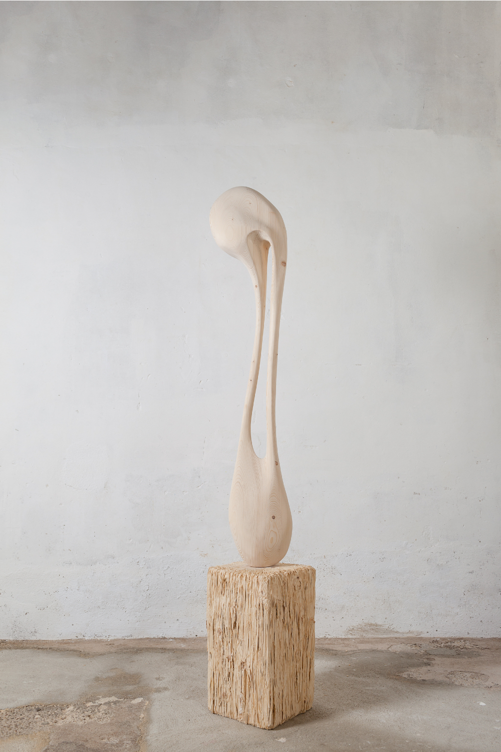 Wood Sculpture N°29 (with pedestal) Martin Mas
